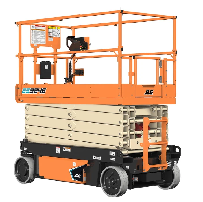 aluguel plataforma elevatória tesoura 12m elétrica maqserv express