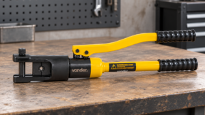 Novidades no catálogo de equipamentos da Maqserv Express 1 Alicate Hidraulico Vonder na Bancada